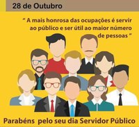 Câmara municipal parabeniza a todos Servidores  Publico municipal